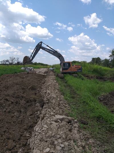 Los caminos están siendo reparados en el Chaco.