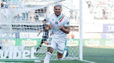 Luis Riveros anotó para Audax Italiano ante Universidad de Chile