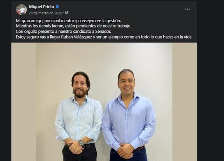 Rubén Velázquez y Miguel Prieto.