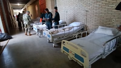 Las nuevas camas donadas por Coviton al hospital de Curuguaty