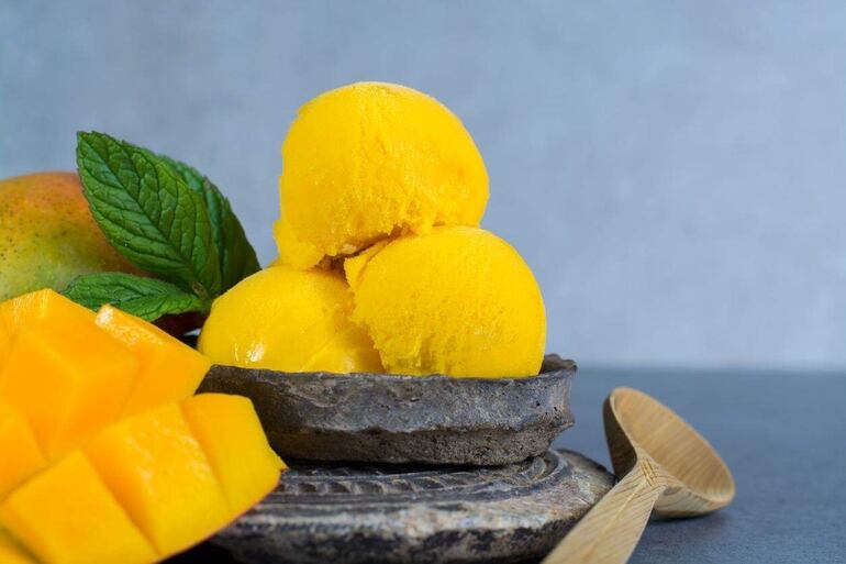 Helado de Mango.