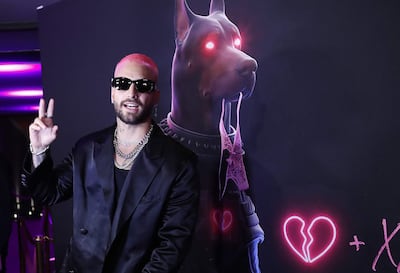 El cantante colombiano Maluma.