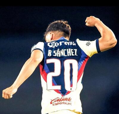 Richard Rafael Sánchez Guerrero (24 años) anotó de tiro libre un golazo en el triunfo de América.