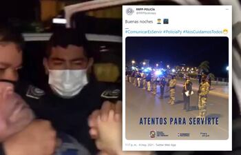 La ciudadanía no pudo evitar contrastar los mensajes contradictorios entre el actuar y lo pregonado por la Policía.