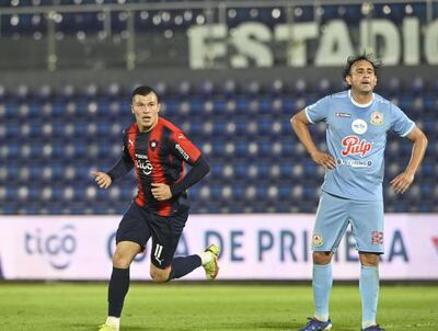 Braian Samudio anotó el segundo gol de la victora de Cerro Porteño ante Resistencia.
