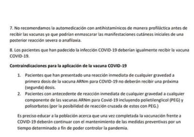 Comunicado de la Asociación Paraguaya de Alergia, Asma e Inmunología.