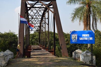 Ex puente ferroviario sobre el Río Tebicuary es un monumento histórico de nuestro país