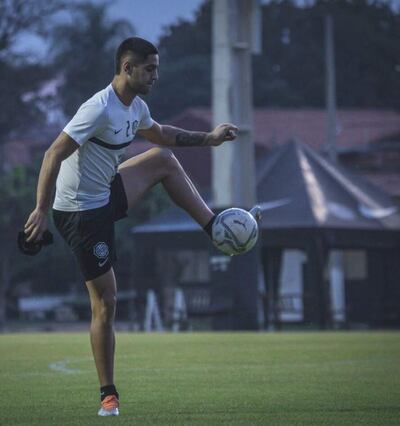 Luis Felipe Zárate Cardozo (22 años) pugna por un lugar en la formación titular de Olimpia para el clásico dominical contra Cerro Porteño.