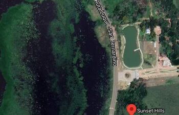 Zona de influencia que está siendo rellenada, según las denuncias.