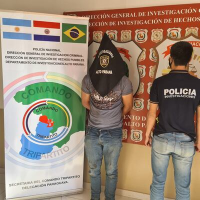 Vagner Mariano fue expulsado del país y entregado a la Policía Federal de Brasil.