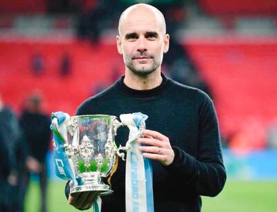 Pep Guardiola, 50 años, DT del Manchester City.