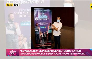 Gustavo Cabaña regresa al Teatro Latino con la obra “Sowelandia”