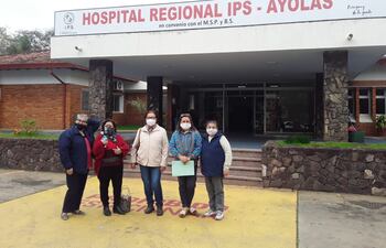 Integrantes de la comisión “IPS Ñanemba’e”.