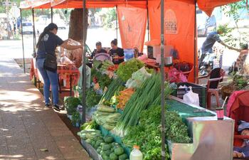 La feria comunitaria arrancó este viernes y proseguirá mañana en la plaza central del barrio Ciudad Nuevo.