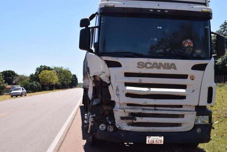 El camión de gran porte que transportaba 30.000 kilos de fertilizantes quedó incautado