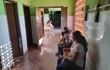 Interior del hospital regional de Fuerte Olimpo.