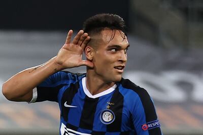 Lautaro Martínez, jugador del Inter de Milán.