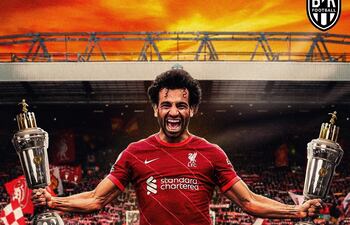 Mohamed Salah, elegido por segunda vez mejor jugador de la Liga Premier inglesa.