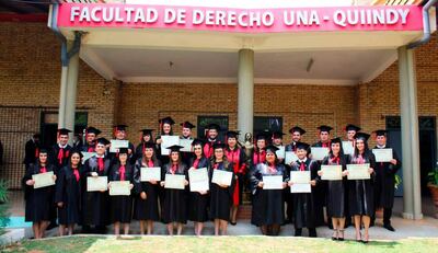 Graduados del Derecho UNA-Filial Quiindy