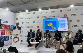 María Antonia Gwynn, miembro del Consejo de Administración, participó del evento paralelo de COP 27.