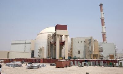 Planta de Busher, uno de los centros nucleares de Irán. El régimen extremista avanza en su plan de armas atómicas.