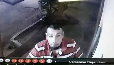 Silvio Rodrigo Paniagua, de 33 años, detenido.