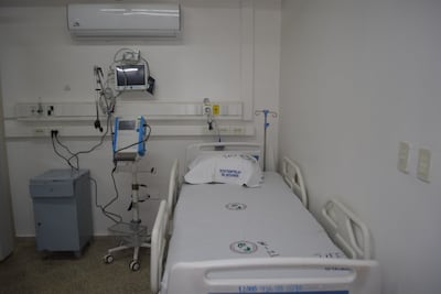 Unidad de terapia en el IPS de Encarnación.