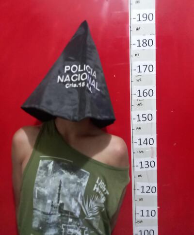 Gustavo Daniel Villalba Cardozo, detenido.