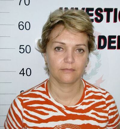 Desirée Queirolo Destefano cuando fue detenida por la Policía en 2015. En aquel entonces tenía dos órdenes de captura por estafa.