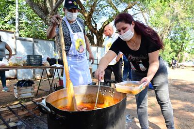 Las celebraciones de "comida en abundancia" en honor a San Cayetano son tradicionales en nuestro país.