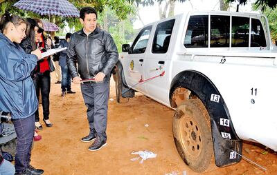 Sesenta disparos recibió la camioneta en la que viajaba la niña Vivian con su familia. Fue en el 2016, en Nueva Italia