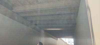 Los artefactos eléctricos del multiviaducto de Ciudad del Este fueron llevados por los ladrones.