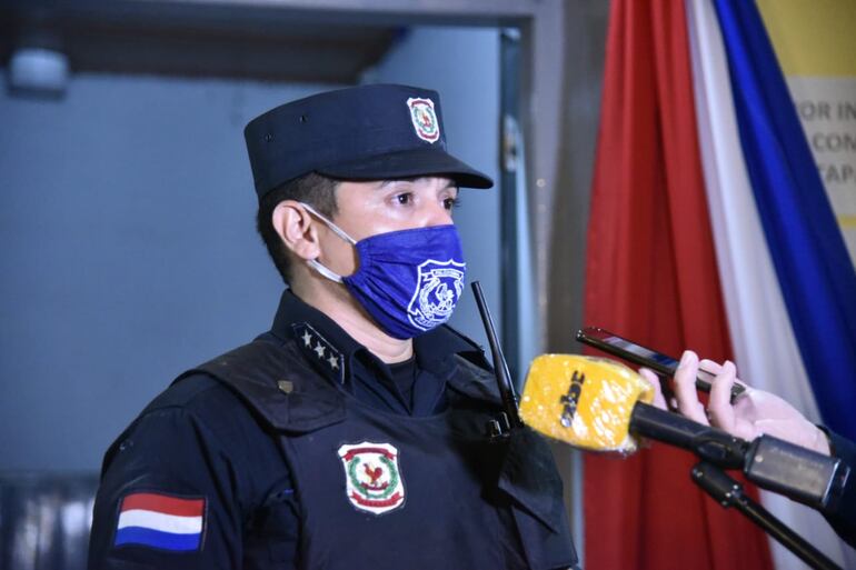 Oficial inspector Eber Barreto, de la comisaría 3a. Central.