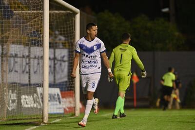 Alex Arce, autor del segundo gol de Ameliano.