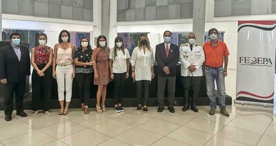 Parte de la Comisión Directiva de la Federación de Deportes Ecuestres del Paraguay (Fedepa).