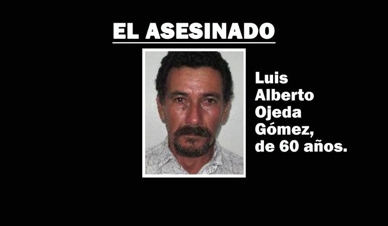 Luis Alberto Ojeda Gómez, asesinado en Mariano Roque Alonso.