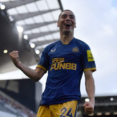 Miguel Almirón (28), mediocampista paraguayo del Newcastle United.