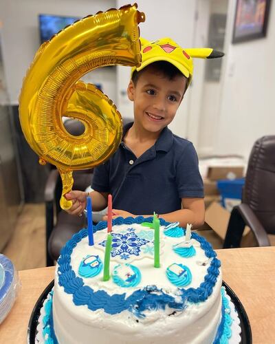 El pequeño Facundo, hijo de la exmodelo Jessica Sly, cumplió seis añitos.