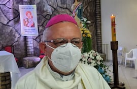 Monseñor Celestino Ocampo, obispo de Carapeguá.