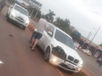 La camioneta implicada en el accidente fatal en Juan León Mallorquín.