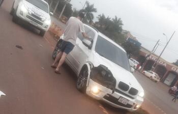 La camioneta implicada en el accidente fatal en Juan León Mallorquín.