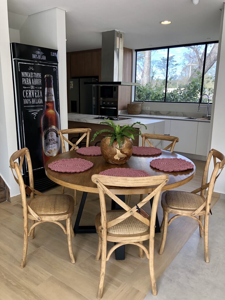 Comedor, propuesta de la decoradora Alexandra López.