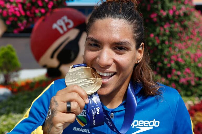 Ana Marcela de Jesus Soares da Cunha (30 años), campeona mundial en cinco oportunidades y medalla de oro de Tokio 2020.