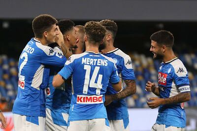 Nápoli derrotó al Sassuolo.