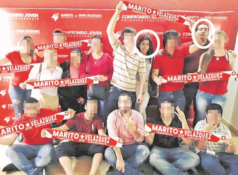  Stephanie Ivonne Banks Carreras y Juan Jesús Aldama Chapo (en círculos), presidente y tesorero de la Asociación Greencity, respectivamente. 