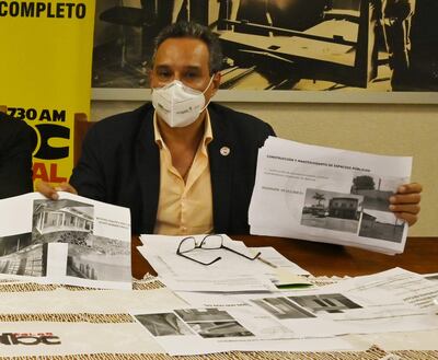 Hugo Javier González (colorado cartista), en nuestra redacción central.