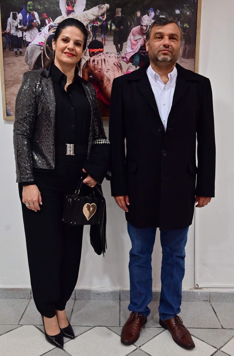 Raquel Solaeche y Omar Pico, presidente del INDI.