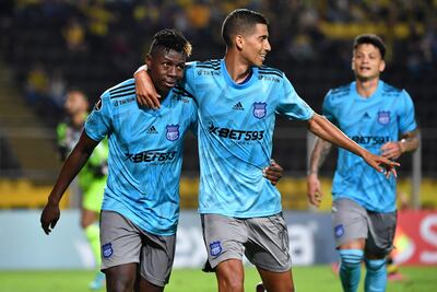 Emelec goleó al Táchira en Venezuela