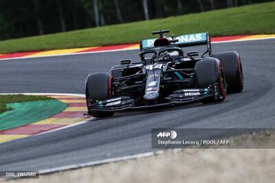 Lewis Hamilton partirá en el primer lugar en Bélgica.