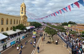 gente en el desfile